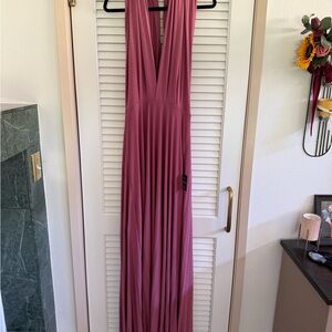 Lulus Tricks of the Trade Mauve Maxi Dress
